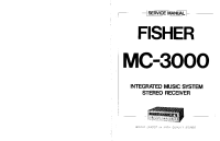 Fisher MC-3000 - Service Manual